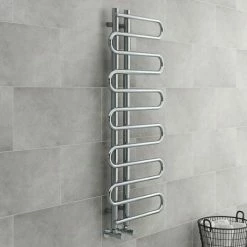 Kai Designer Heated Towel Rail 1310mm x 500mm Chrome