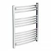 Diamond Curved Heated Towel Rail - W600 x H800mm - Chrome 2 Diamond Curved Heated Towel Rail - W600 x H800mm - Chrome -Radiators Shop COL032 P1