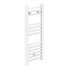Diamond Heated Towel Rail - W300 x H800mm - White - Straight -Radiators Shop COL040 n l 670