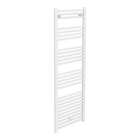 Diamond Heated Towel Rail - W500 x H1600mm - White - Straight 4 Diamond Heated Towel Rail - W500 x H1600mm - White - Straight - Image 2