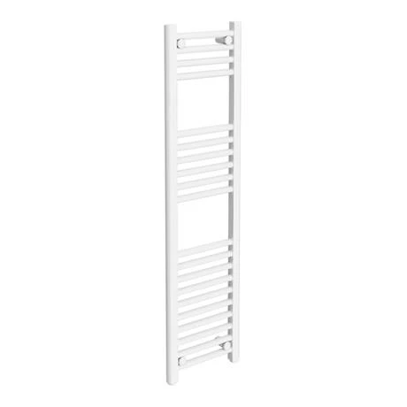 Diamond Heated Towel Rail - W300 x H1200mm - White - Straight 4 Diamond Heated Towel Rail - W300 x H1200mm - White - Straight - Image 2