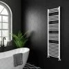 Diamond Curved Heated Towel Rail - W500 x H1600mm - White 2 Diamond Curved Heated Towel Rail - W500 x H1600mm - White -Radiators Shop COL059 n p