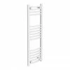 Diamond Curved Heated Towel Rail - W300 x H1000mm - White -Radiators Shop COL073 Diamond Curved Heated Towel Rail W300 x H1000mm White p