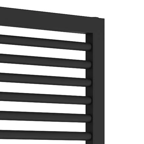 Cruze Designer Heated Towel Rail - Matt Black (823 x 500mm) 4 Cruze Designer Heated Towel Rail - Matt Black (823 x 500mm) - Image 2