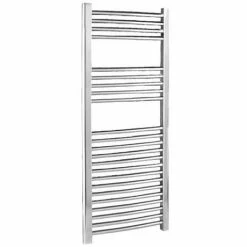 Chrome Curved Ladder Heated Towel Rail 500 x 1100mm - MTY067