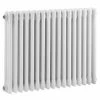Hudson Reed Colosseum Triple Column Radiator 600 x 777mm - White - HX305