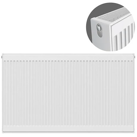 Type 22 H750 x W1400mm Compact Double Convector Radiator - D714K 3 Type 22 H750 x W1400mm Compact Double Convector Radiator - D714K