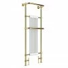 JTP Grosvenor Antique Brass 1500 x 574mm Traditional Heated Towel Radiator