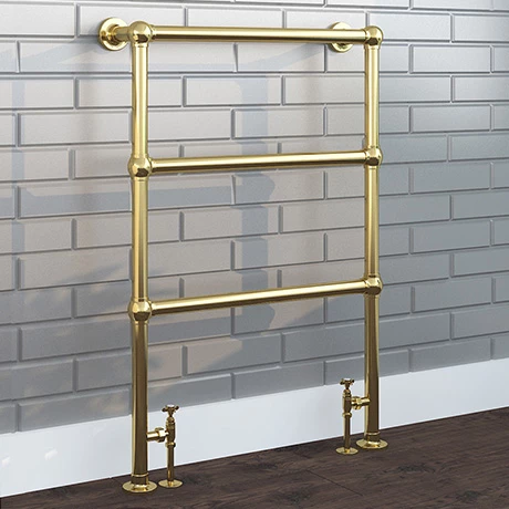 Hamilton Traditional Vintage Gold 966 x 673 Floor Mounted Towel Rail 3 Hamilton Traditional Vintage Gold 966 x 673 Floor Mounted Towel Rail
