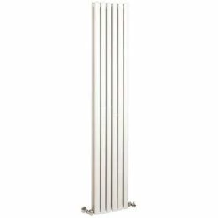 Hudson Reed Revive 1800 x 354mm Vertical Double Panel Designer Radiator - Gloss White - HL326