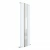Hudson Reed Revive 1800 x 499mm Single Panel Designer Radiator with Mirror - Gloss White - HL330