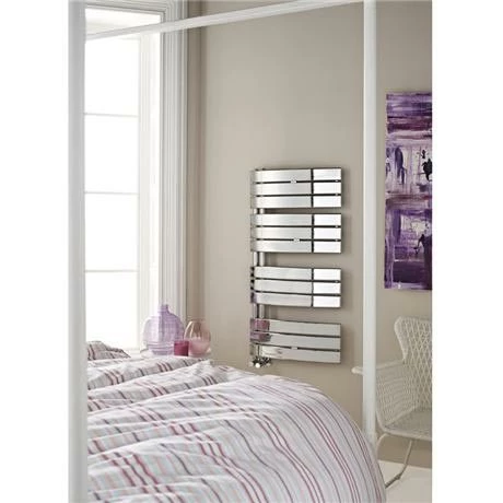 Hudson Reed Elgin Designer Radiator 1080 x 550mm - Chrome - HL336 4 Hudson Reed Elgin Designer Radiator 1080 x 550mm - Chrome - HL336 - Image 2
