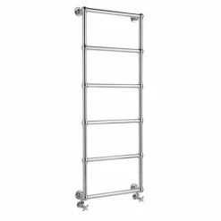 Hudson Reed Countess Wall Mounted Towel Rail 1550 x 600mm - Chrome - HL354