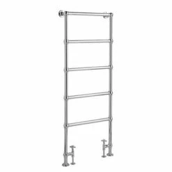 Hudson Reed Countess Floor Mounted Towel Rail 1550 x 600mm - Chrome - HL355