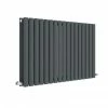 Hudson Reed Revive 600 x 992mm Horizontal Double Panel Radiator - Anthracite - HLA39D -Radiators Shop HLA39D P