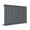Hudson Reed Revive 600 x 992mm Horizontal Single Panel Radiator - Anthracite - HLA39