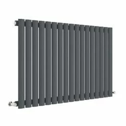Hudson Reed Revive 600 x 992mm Horizontal Single Panel Radiator - Anthracite - HLA39