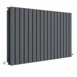 Hudson Reed Sloane 600 x 992mm Horizontal Double Panel Radiator - Anthracite - HLA56D