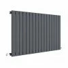 Hudson Reed Sloane 600 x 992mm Horizontal Single Panel Radiator - Anthracite - HLA56 -Radiators Shop HLA56 P