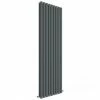 Hudson Reed Revive 1800 x 528mm Vertical Double Panel Radiator - Anthracite - HLA81