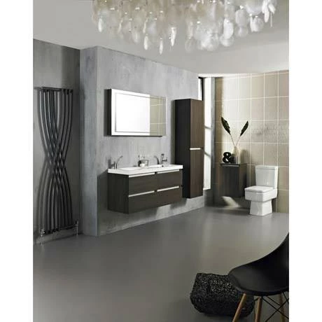 Hudson Reed Xcite 1775 x 450mm Designer Radiator - Anthracite - HLA94 5 Hudson Reed Xcite 1775 x 450mm Designer Radiator - Anthracite - HLA94 - Image 3