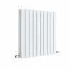 Hudson Reed Sloane 600 x 586mm Horizontal Double Panel Radiator - Satin White - HLW55D 2 Hudson Reed Sloane 600 x 586mm Horizontal Double Panel Radiator - Satin White - HLW55D -Radiators Shop HLW55D P