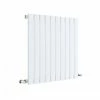 Hudson Reed Sloane 600 x 586mm Horizontal Single Panel Radiator - Satin White - HLW55