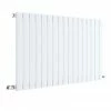 Hudson Reed Sloane 600 x 992mm Horizontal Single Panel Radiator - Satin White - HLW56