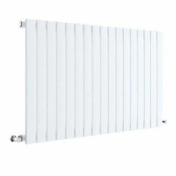 Hudson Reed Sloane 600 x 992mm Horizontal Single Panel Radiator - Satin White - HLW56