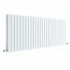 Hudson Reed Sloane 600 x 1572mm Horizontal Double Panel Radiator - Satin White - HLW60D -Radiators Shop HLW60D P