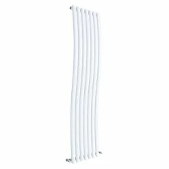 Hudson Reed Revive Wave 1785 x 413mm Designer Radiator - Gloss White - HLW95