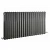 Nuie - Salvia Double Panel Radiator - 635 x 1210mm - Anthracite - HSA007