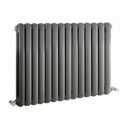 Nuie - Salvia Double Panel Radiator - 635 x 853mm - Anthracite - HSA008