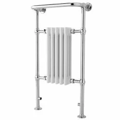 Traditional Small Harrow Heated Towel Rail - Chrome - HTD06