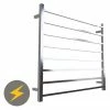 Warmup Hawthorn H912 x W620mm Dry Electric Heated Towel Rail - HTR-8SQPO -Radiators Shop HTR 8SQPO P1