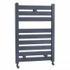 Fewston Straight Flat Panel Heated Towel Rail - W500 x H719mm - Anthracite