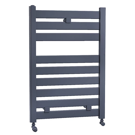Fewston Straight Flat Panel Heated Towel Rail - W500 x H719mm - Anthracite 3 Fewston Straight Flat Panel Heated Towel Rail - W500 x H719mm - Anthracite