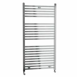 Lindley Straight Heated Towel Rail - W500 x H1110mm - Chrome