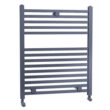 Lindley Straight Heated Towel Rail - W500 x H690mm - Anthracite 3 Lindley Straight Heated Towel Rail - W500 x H690mm - Anthracite