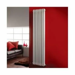 Hudson Reed Colosseum Triple Column Radiator 1800 x 381mm - White - HX312 -Radiators Shop HX312 d 375