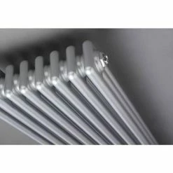 Hudson Reed Colosseum Triple Column Radiator 600 x 1011mm - High Gloss Silver - HXS06 -Radiators Shop HXS06 D1 460