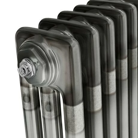 Keswick 600 x 643mm Raw Metal (Lacquered) 3 Column Radiator 4 Keswick 600 x 643mm Raw Metal (Lacquered) 3 Column Radiator - Image 2