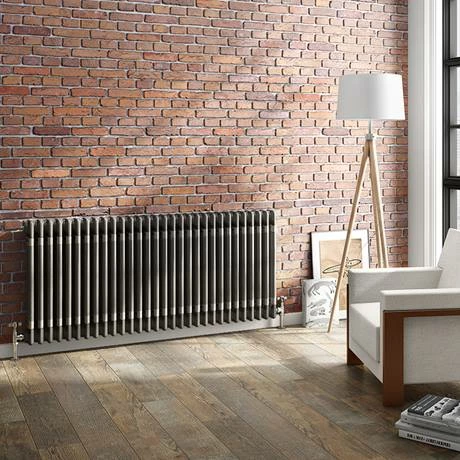 Keswick 600 x 1355mm Raw Metal (Lacquered) 3 Column Radiator 6 Keswick 600 x 1355mm Raw Metal (Lacquered) 3 Column Radiator - Image 4