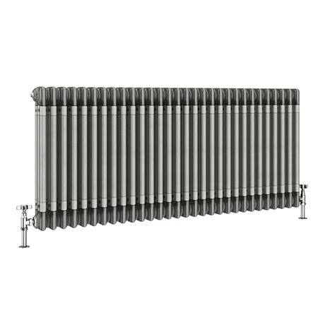 Keswick 600 x 1355mm Raw Metal (Lacquered) 3 Column Radiator 3 Keswick 600 x 1355mm Raw Metal (Lacquered) 3 Column Radiator