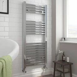 Cube Heated Towel Rail - Chrome (500 x 1200mm)