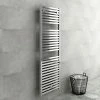 Cube Heated Towel Rail - Chrome (600 x 1420mm) -Radiators Shop KUB616C prod01