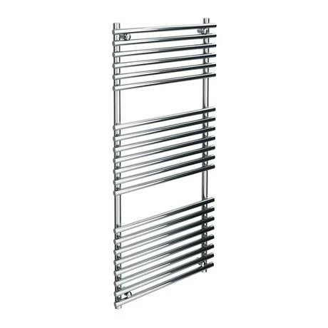 Luca Designer Heated Towel Rail 500 x 1200mm - Chrome 3 Luca Designer Heated Towel Rail 500 x 1200mm - Chrome