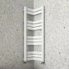Milan Corner White 1200 x 300 x 300 Heated Towel Rail -Radiators Shop MCRN12W p