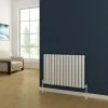 Metro Horizontal Radiator - White - Double Panel (600mm High) 1 Metro Horizontal Radiator - White - Double Panel (600mm High) -Radiators Shop MHRWDP prod