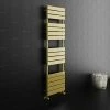 Arezzo Brushed Brass 1600 x 500 Heated Towel Rail -Radiators Shop MIL16BB n p